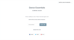 Desktop Screenshot of danceessentials.in